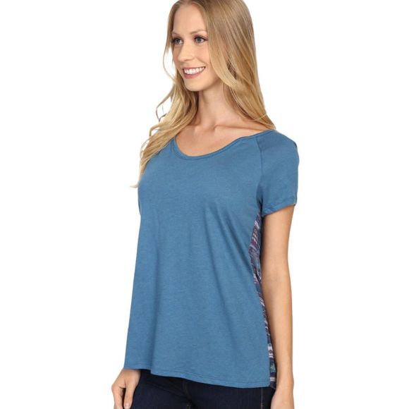 prAna Women's Dina Top in Blue Ash Size XL NWT - Picture 2 of 12